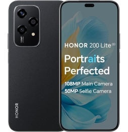HONOR 200 LITE 8+256GB 6.75G MIDNIGHT BLACK DS ITA