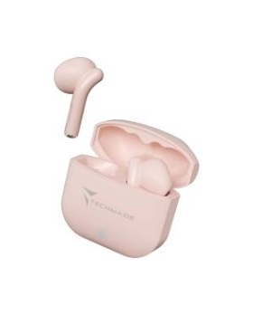 Techmade Auricolari Senza Filo Con Box Di Ricarica Pink