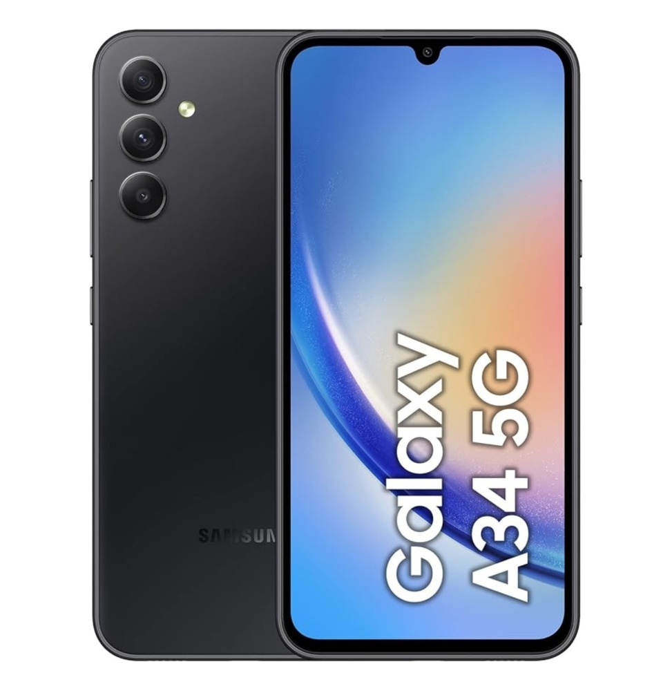 Samsung Sm-a346 Galaxy A34 6+128gb 6.6 5g Black Ita
