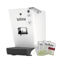 Lollina Macchina Da Caffè Cialde 44mm Bianca +...