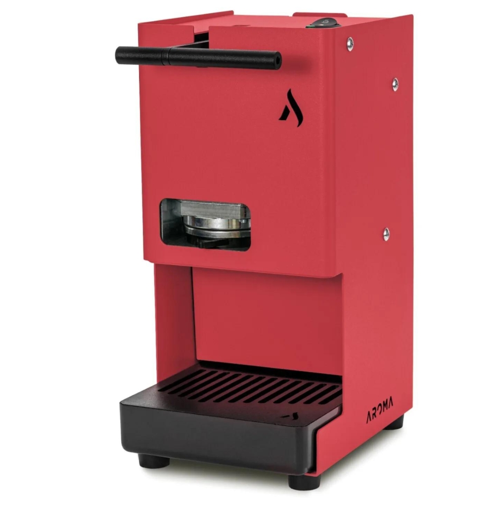 Aroma E.go - Macchina Da Caffè Per Cialde Colore Rosso Corallo