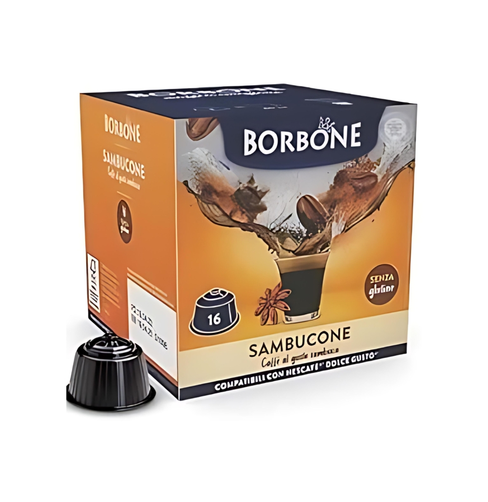 Borbone Confezione Da 16pz-capsule Comp. Dolce Gusto Sambucone