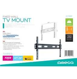Ecoprice Omega Staffa Tv Outv600f 42521 37 -70  Max 30 Kg