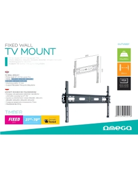 Ecoprice Omega Staffa Tv Outv600f 42521 37 -70  Max 30 Kg