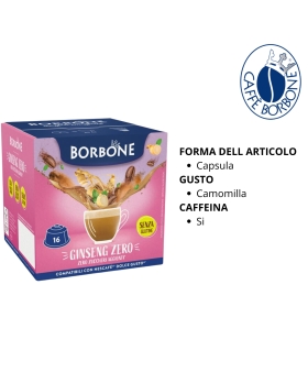 Borbone Capsule Comp.dolce Gusto Ginseng Zero 16pz