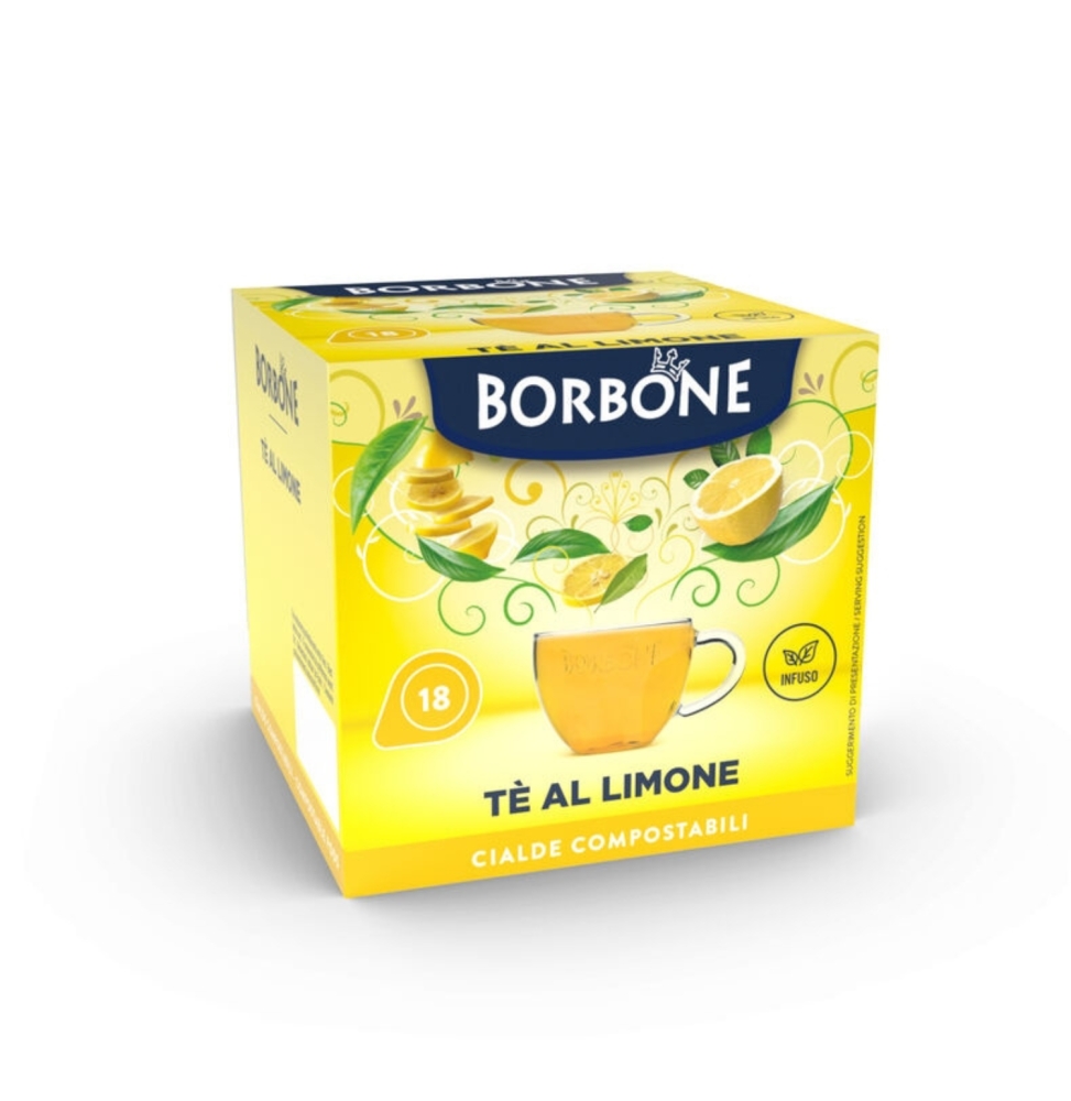 Borbone Box Cialde 44mm The Al Limone 18pz