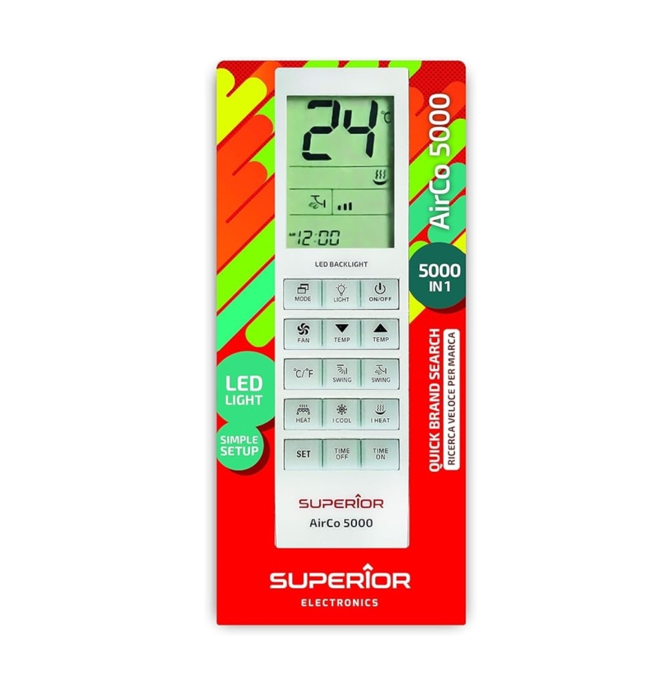Superior Telecomando Universale Condizionatori Airco 5000 In 1