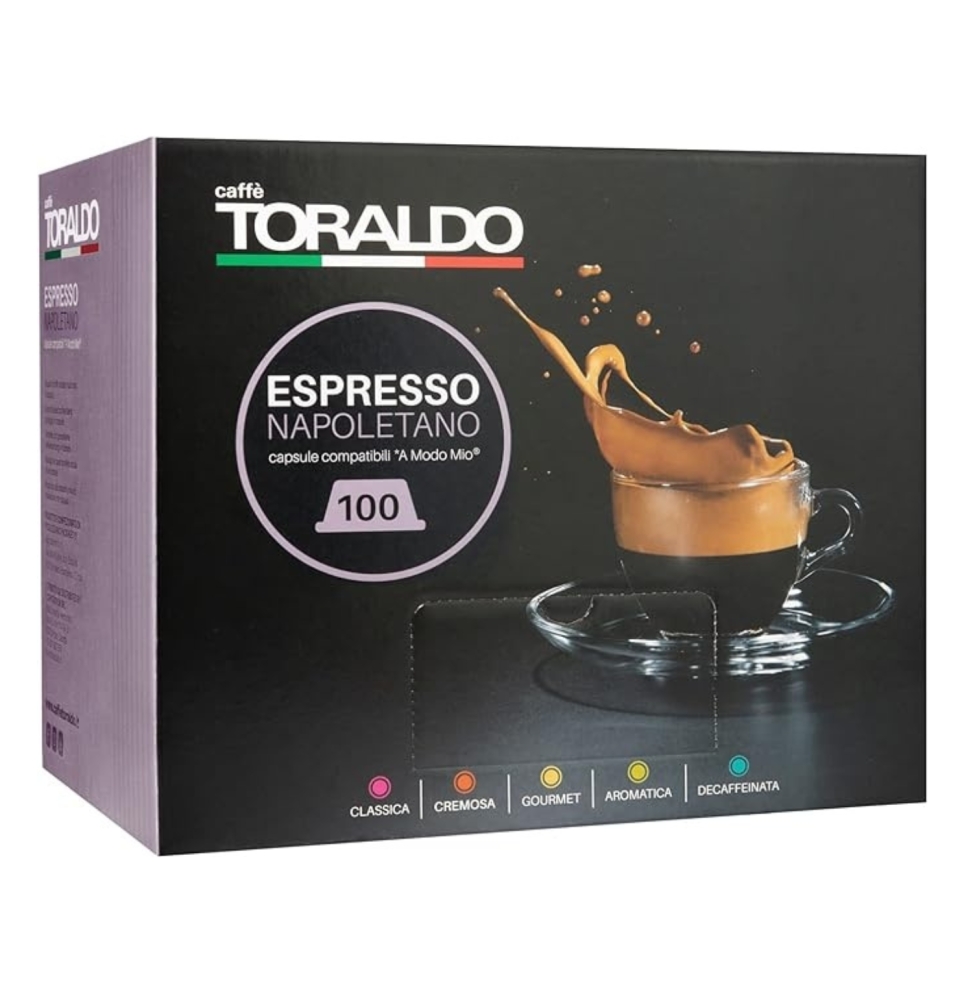 Toraldo Caffè Miscela Classica 100 Capsule Compatib. A Modo Mio