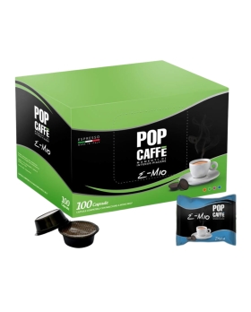 Pop Caffè E-mio Decaffeinato 100 Capsule Compatibili A Modo Mio