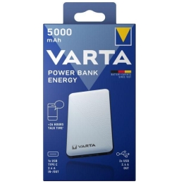 Batteria portatile Varta Powerbank 5.000mAh 2xUSB A 1xUSB C