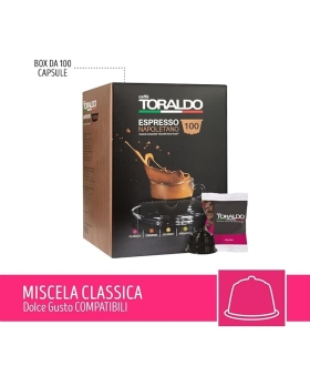 Caffè Toraldo Miscela Classica 100 Capsule Dolce Gusto