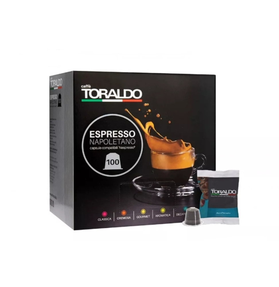 Caffè Toraldo Miscela Dek 100 Capsule Nespresso