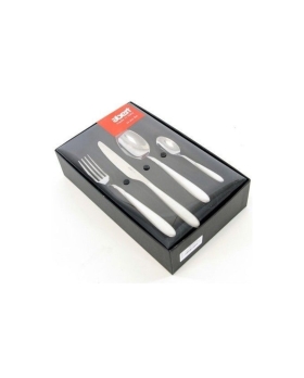 Abert Servizio Posate 24pz BIANCO/INOX RN91921N24