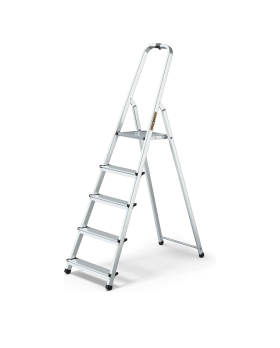 Drabest Scala Domestica In Alluminio A 5 Gradini Portata 125kg