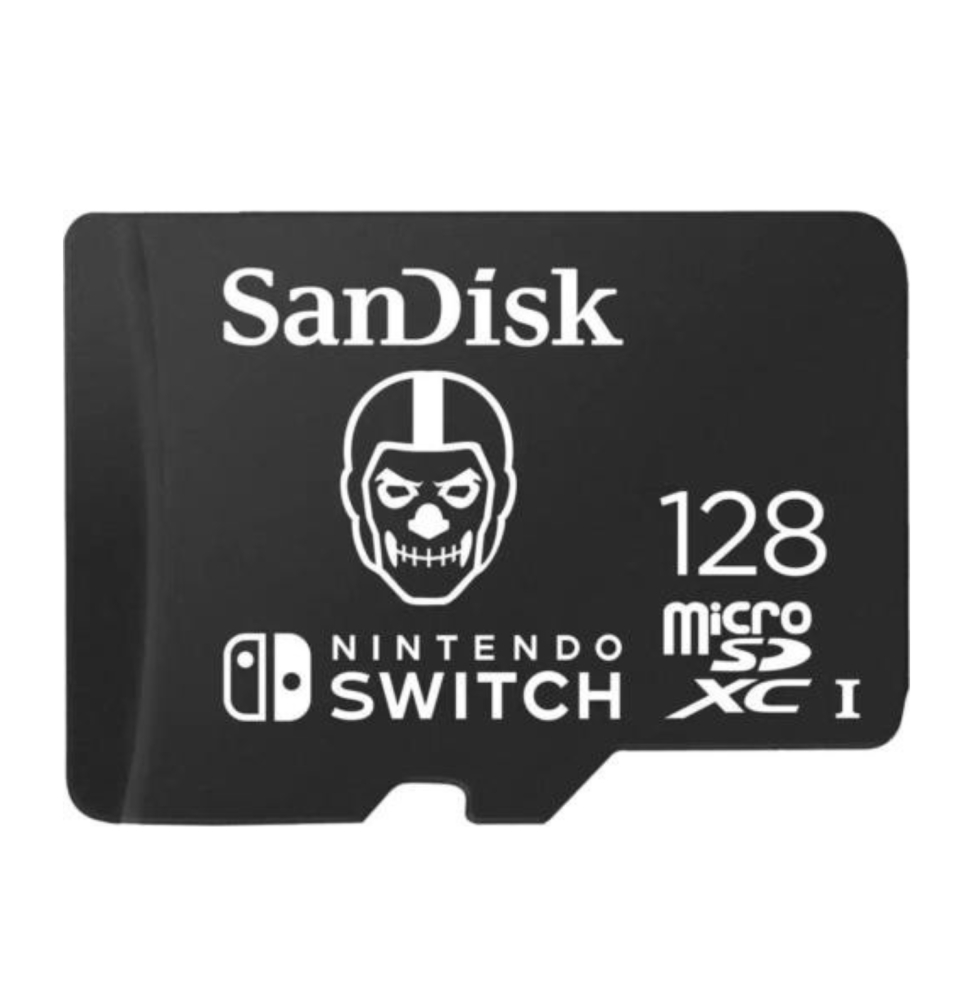 Switch Micro Sdxc Sandisk 128gb Fortnite Skull Trooper