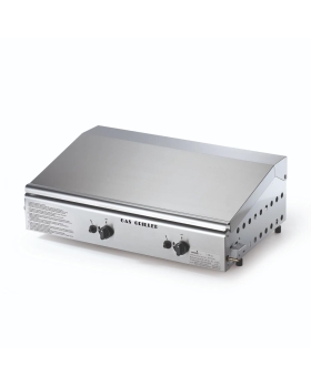 Ompagrill 4068/m Cover Doppia Piastra Da Cottura Inox/ghisa