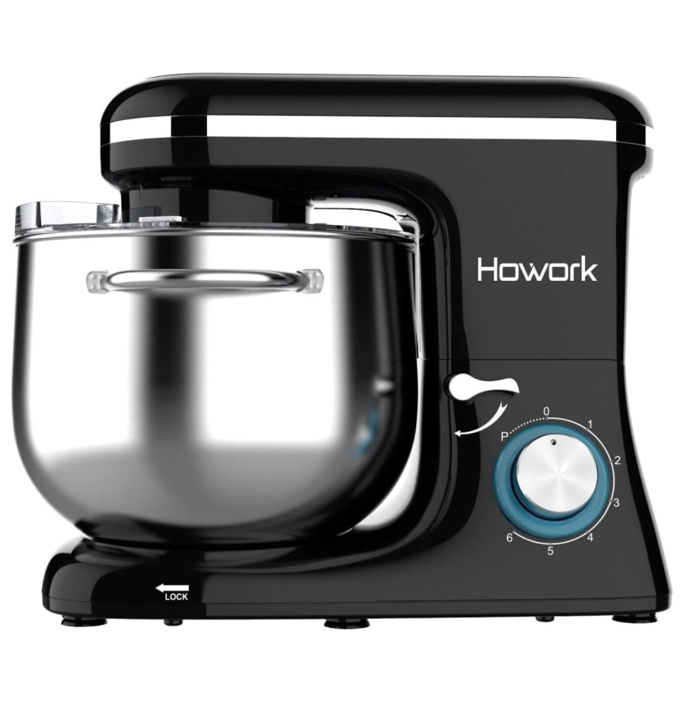 Howork Impastatrice Planetaria 1500W 8 litri 6 Velocità Robot
