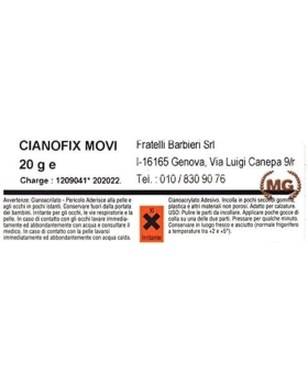 Cianofix Movi Colla cianoacrilica istantanea da 20GR