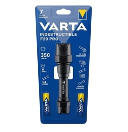 Varta Indestructible F20 Pro Torcia 6W incl. 2...