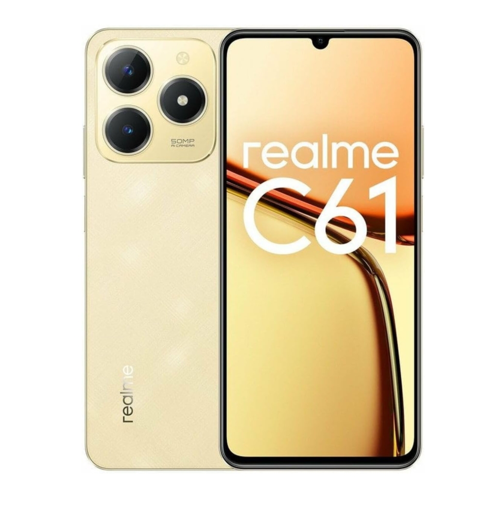 Realme C61 6+256gb 6.74ds Sparkle Gold ita