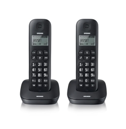 Brondi Gala Twin Telefono Cordless Nero
