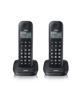 Brondi Gala Twin Telefono Cordless Nero