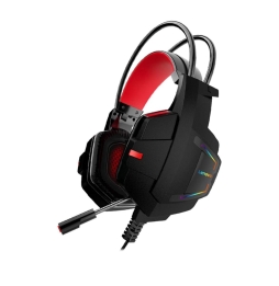 Lenovo Hu85 Cuffie Gaming Red/black