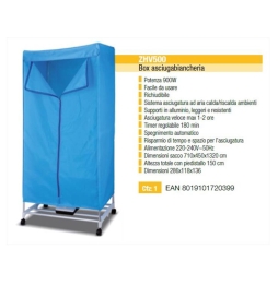 Asciuga biancheria Zephir Box AsciugaBiancheria ZHV500 900W Con Timer