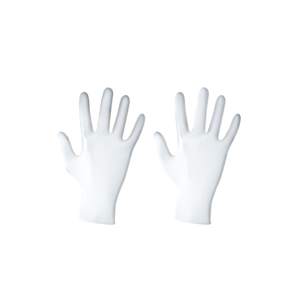 1conf. Da 100pz Tg. L -rmove Guanti Nitrile Bianco Uso Medico S