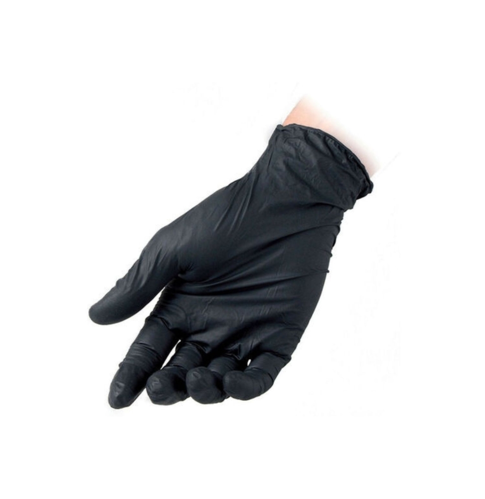 1conf. Da 100pz Tg. L -rmove Guanti Nitrile Nero Uso Medico Sen