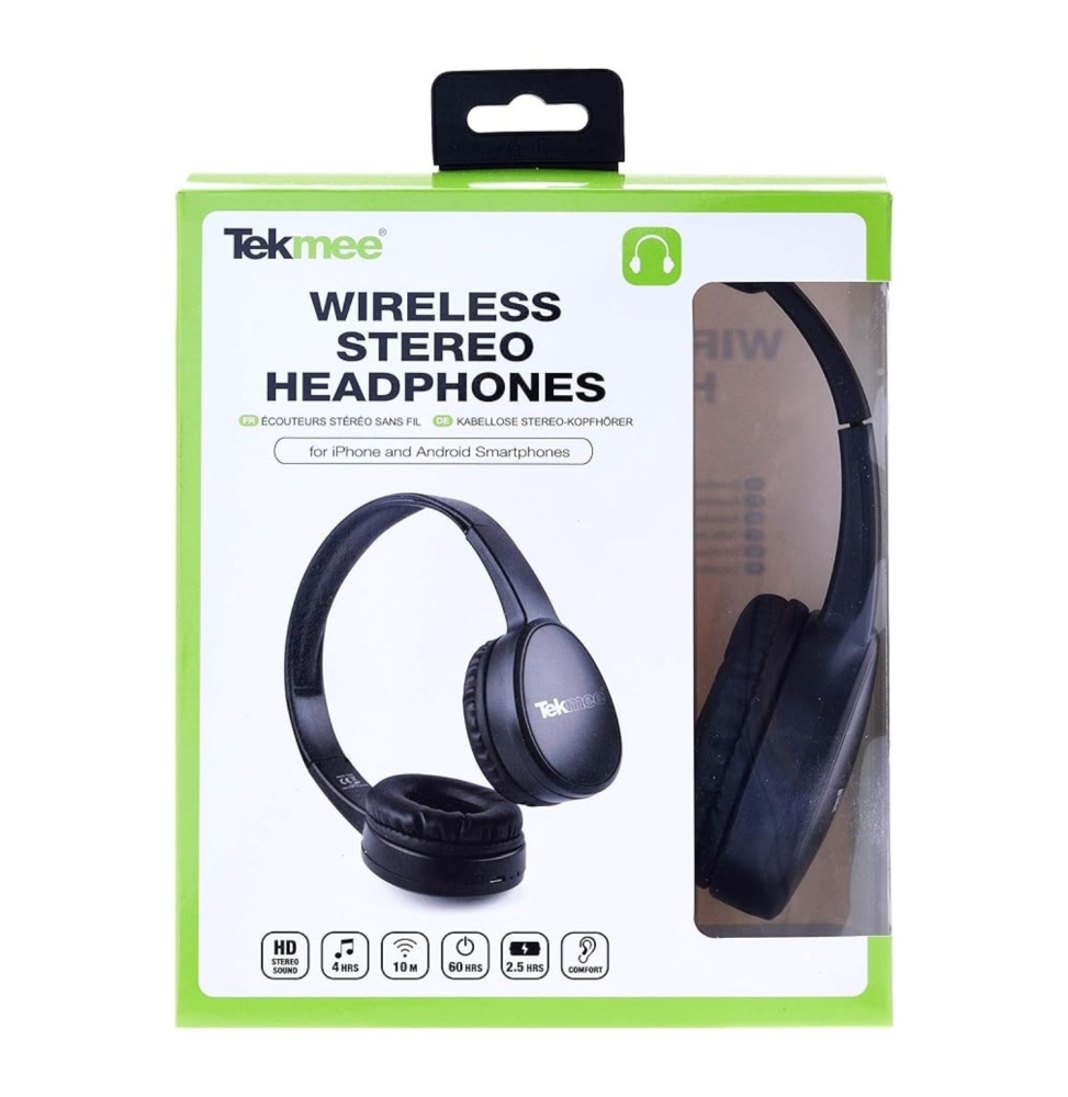 Tekmee Headset Wirelessstereo Con Microfono