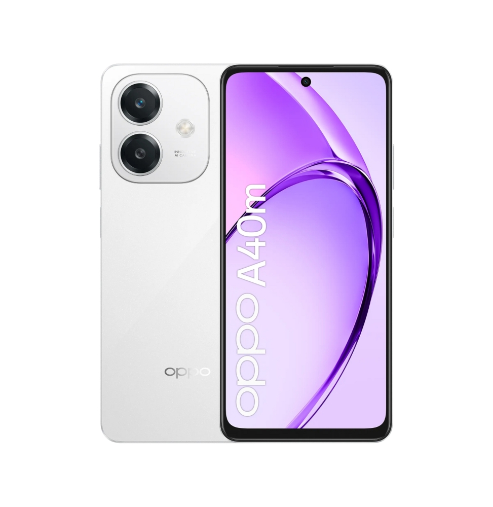 Oppo Reno A40m 8+256gb 6.67 4g starlight white tim