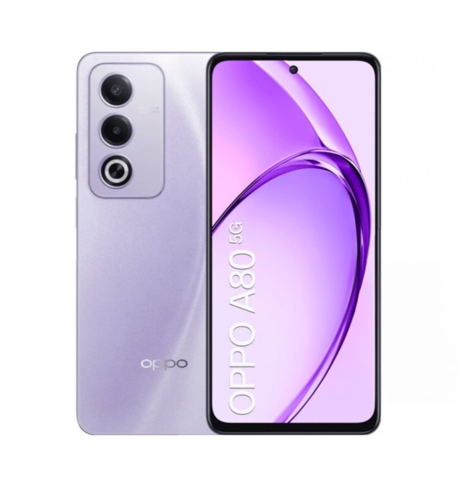 Oppo a80 8+256gb 6.67 moonlight purple 5g ita
