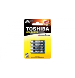 (1 Confezione) Toshiba Batterie 4pz Ministilo Lr03gcp Bp-4 Aaa