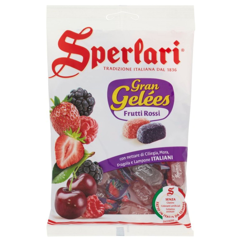 Sperlari Caramelle Morbide Gran Gelées Frutti Rossi 175 G