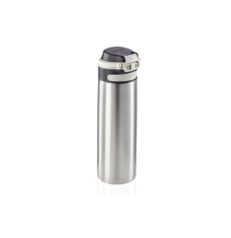 Borraccia Flip Acciaio Silver 600ML