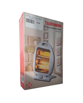Telefunken stufa al quarzo Caldobagno M08228 400/800W