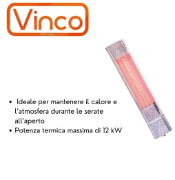 VINCO TW20R Stufa Da Esterno 12KW
