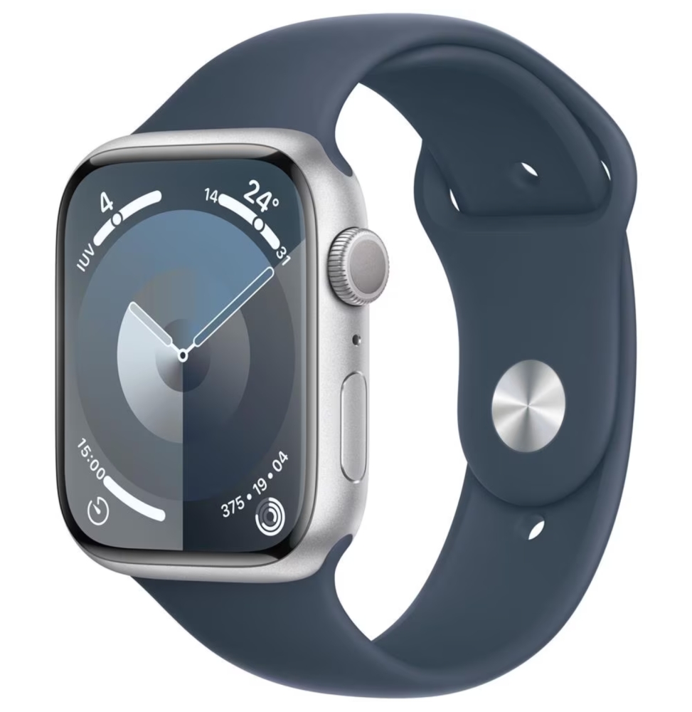 Apple Watch Serie 9 45mm Aluminium Midnight Sport Band Midnight