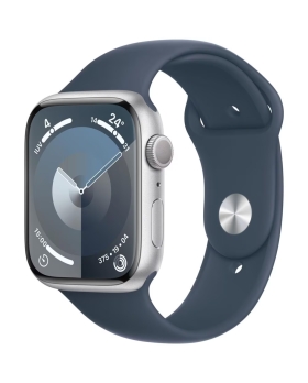 Apple Watch Serie 9 45mm Aluminium Midnight Sport Band Midnight