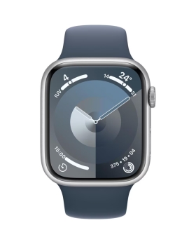 Apple Watch Serie 9 45mm Aluminium Midnight Sport Band Midnight