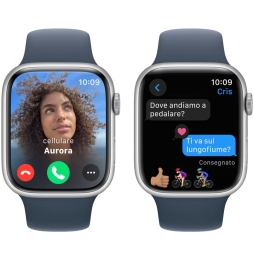 Apple Watch Serie 9 45mm Aluminium Midnight Sport Band Midnight