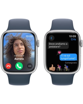 Apple Watch Serie 9 45mm Aluminium Midnight Sport Band Midnight