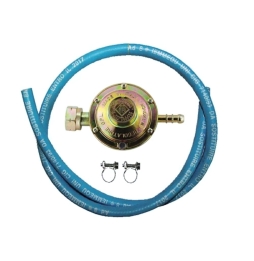 Kit Montaggio Stufe, Fornelli, Cucine Gpl (Regolatore + Tubo + Fascette) 0.5 Metri