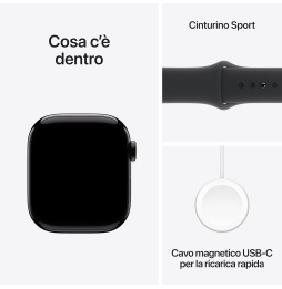 Apple Watch Serie10 46mm ac/silver sb/denim m/l mwwm3qc/a eu