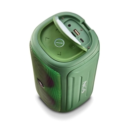 Ngs speaker roller beast ipx5 usb/tf/aux-in/bt 32w verde