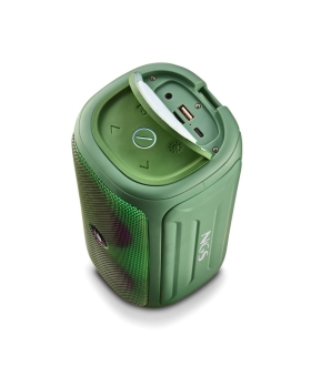 Ngs speaker roller beast ipx5 usb/tf/aux-in/bt 32w verde