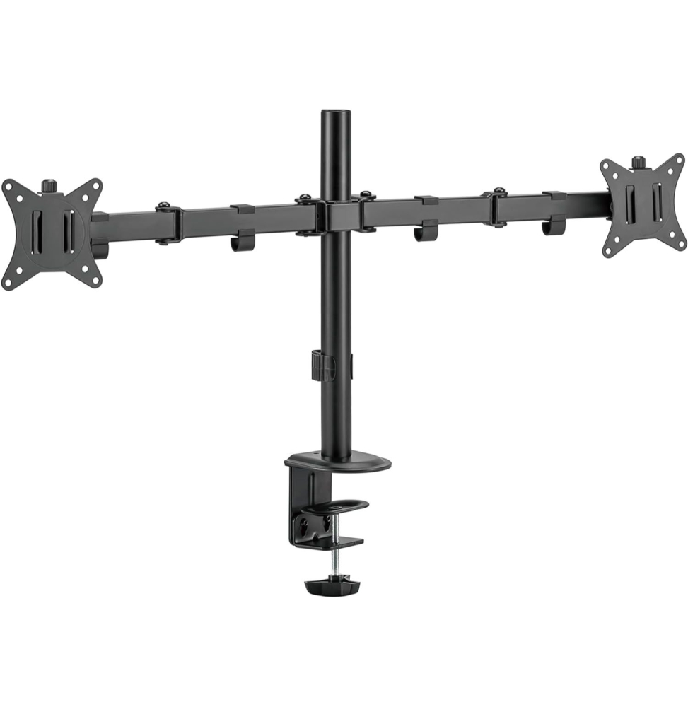 Superior supporto universale da tavolo per doppio monitor