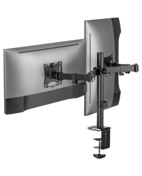 Superior supporto universale da tavolo per doppio monitor