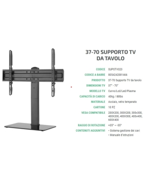 Superior staffa tv 37-70  table top 40kg supstv020